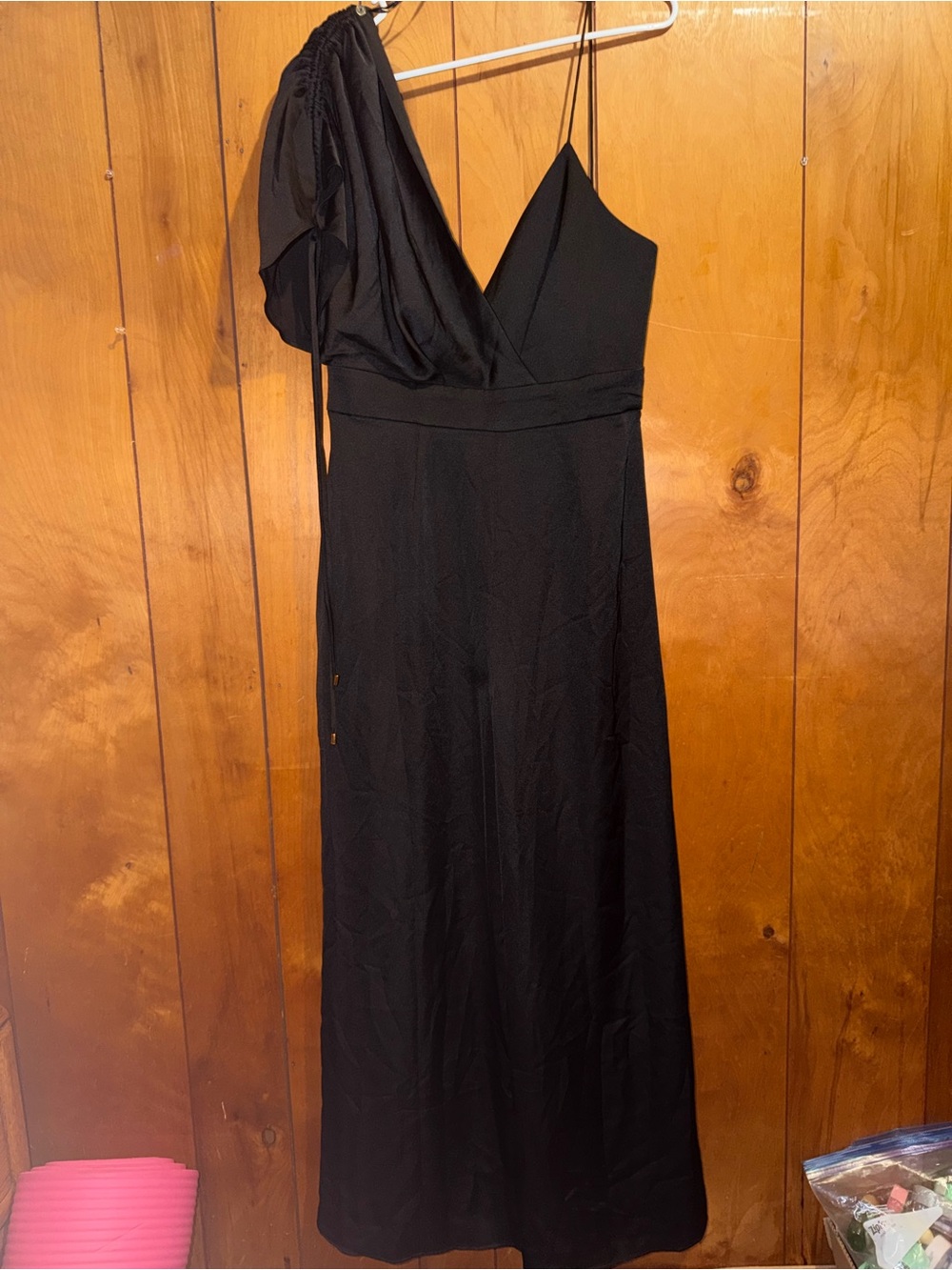 Black One-Shoulder jumpsuit